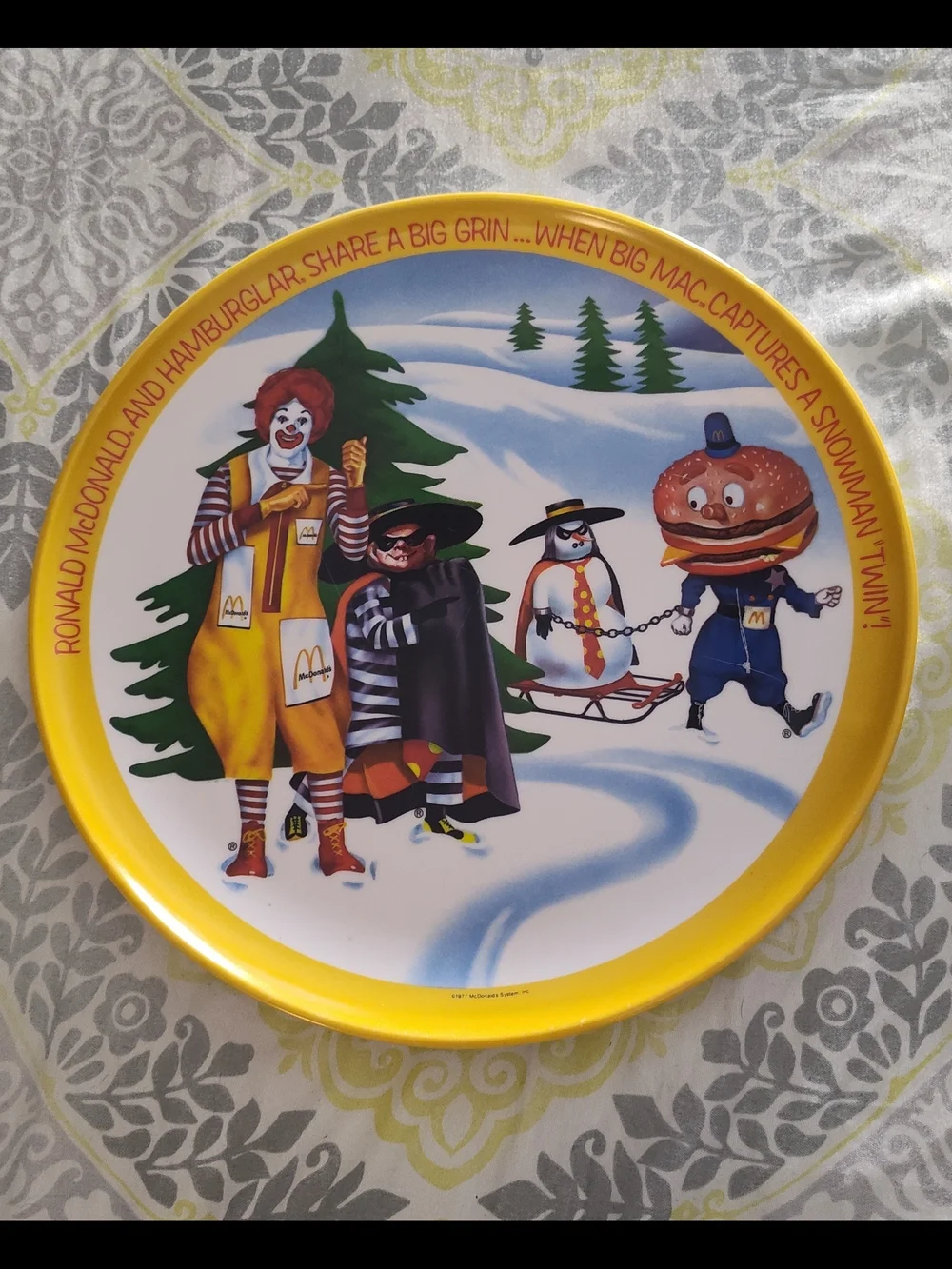 NEW! Vintage 1977 McDonald's Seasonal Collector Plates (Set Of 4)